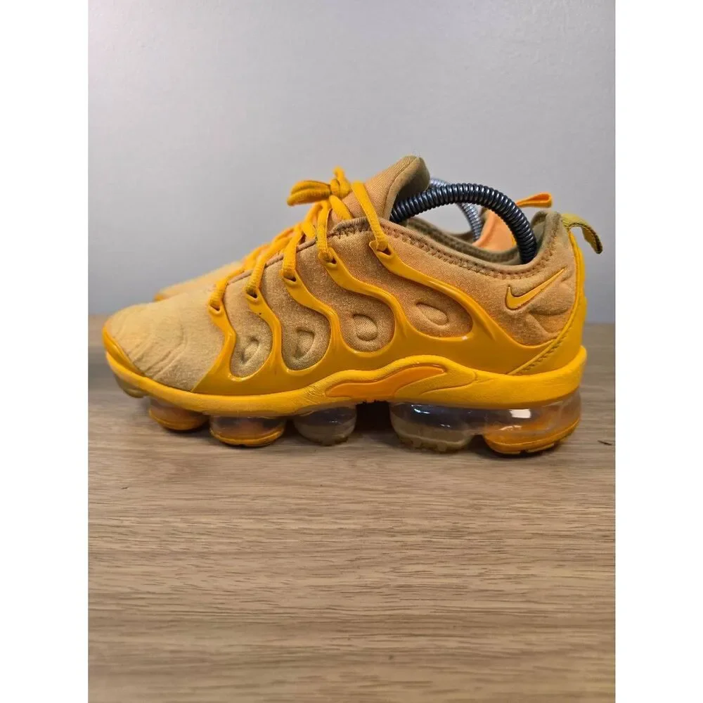Nike Air VaporMax Plus Yellow Women's Running Shoes Size 8